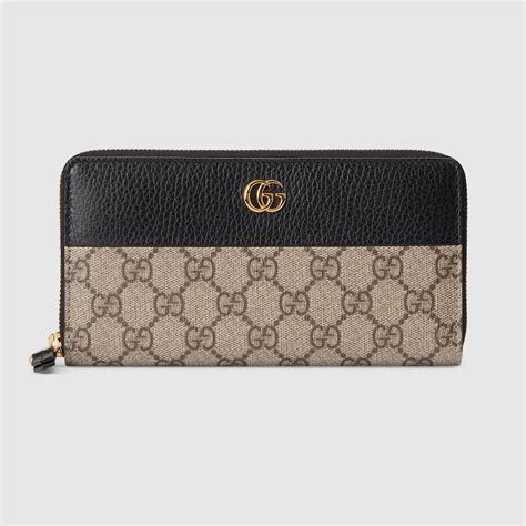 gucci zip wallet|gucci marmont zip around wallet.